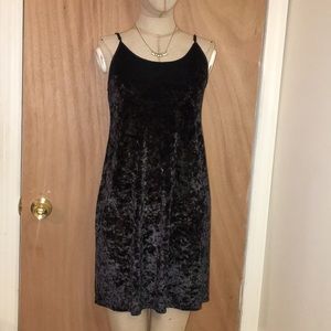 VS Black Velvet Dress
